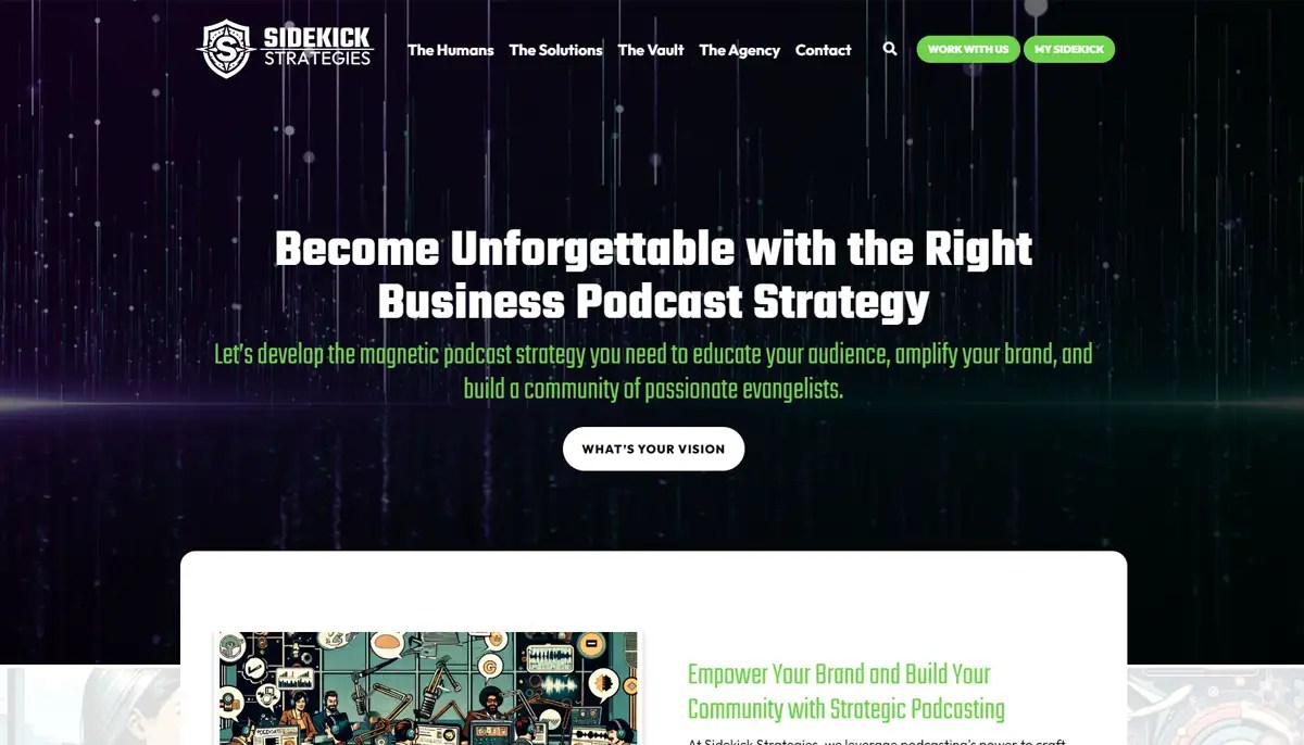 Podcast Strategy Services - Beautiful HD Gradient Backgrounds | Free Download